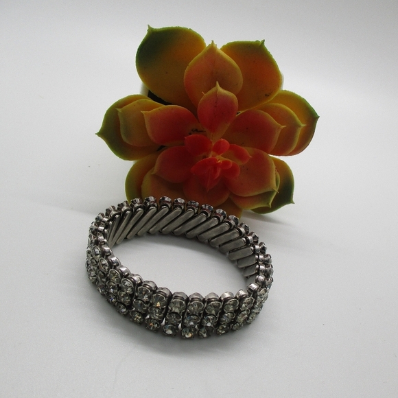 Bracelet vintage rhinestone - Picture 7 of 12